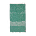 Bison Turkish Towel - Green
