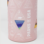 The Original Parks of the USA Bucket List Water Bottle 32oz