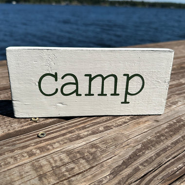 RV Wood Sign - Camp