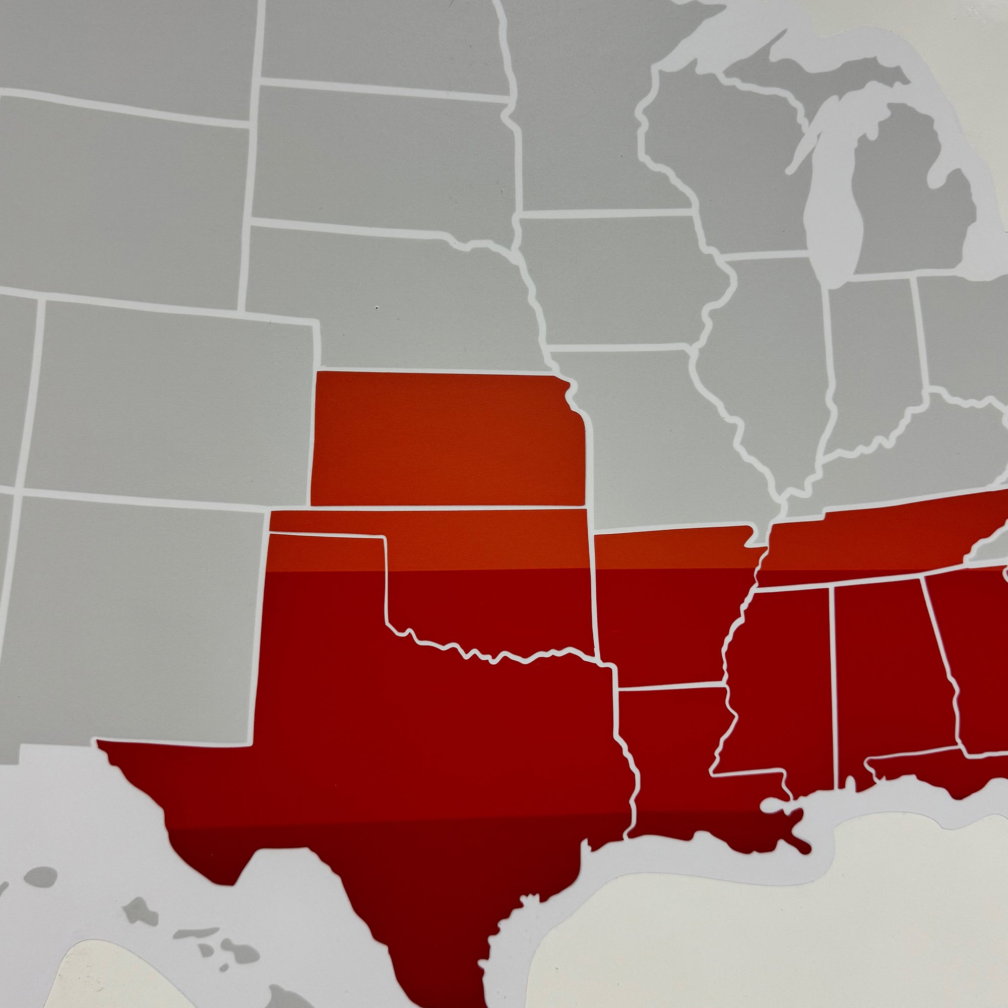 RV Travel Map - Sunset