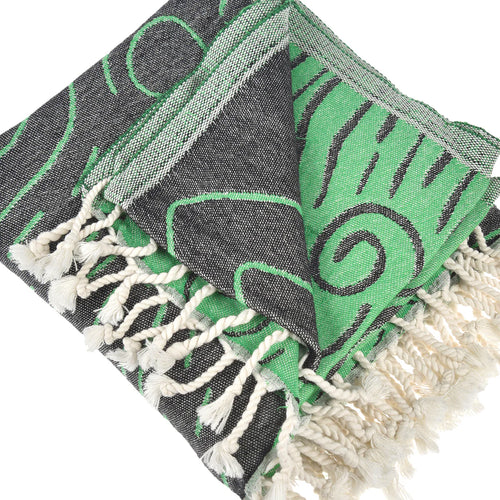 Bison Turkish Towel - Black